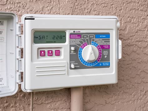 sprinkler timer control box